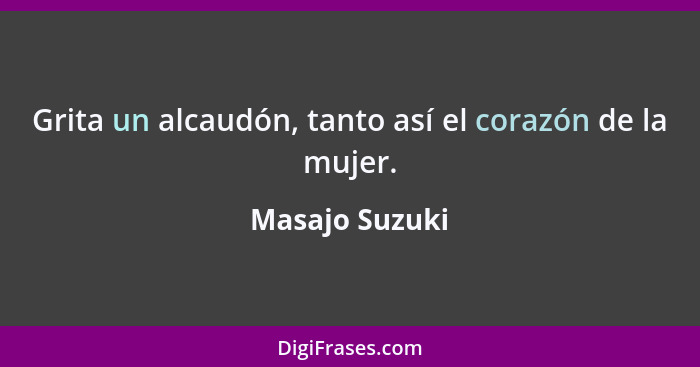 Grita un alcaudón, tanto así el corazón de la mujer.... - Masajo Suzuki